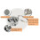 2Piece Round Meter Socket Terminal with Stainless Spring Clip for US ANSI Meter Socket Copper 6