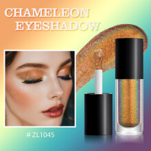 (ZL1045)Metallic Chameleon Liquid Eyeshadow Collection With Bright Rainbow Shades For Art Face