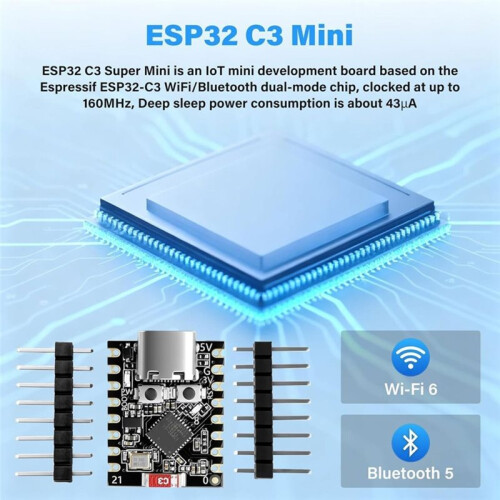 4-Pack ESP32-C3  Development Board with WiFi/ 5.0, Ideal for IoT and  Home Applications 2
