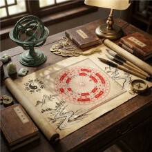 Luopan Ruler Plastic Feng Shui Master Compass Measuring Tool Building House Geographical Direction Supplies