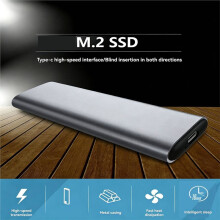 2in1 M2 SSD Case NVME Dual Protocol SSD Enclosure 10Gbps USB C External Enclosure Supports M and B and B+M Keys