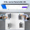 Wireless Video Transmitter -Compatible HD Receiver Extender Display Dongle for Monitor Projector 5