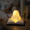 Halloween  Reading Lamp  Reading Book Lamp Magic Book  Night Light 3D LED  Statue Night Light 4