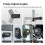 Magnetic Flexible Adhesive Mount for  Osmo 360/Action 5 Pro/4/3/2 Camera Quick Release Base Stand 4