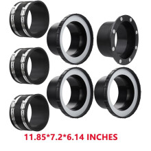 1 Set Magnetisches Staubsammler-System für 4" Werkstattstaubsauger, ein-zu-Viele 4" Staubabsaugkit für Holzarbeiten