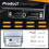 Radio Multimediale per Auto Universale 2 Din 10,1" Lettore MP5 Stereo  con CarPlay e per Android Auto Wireless 3