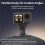 Magnetic Flexible Adhesive Mount for  Osmo 360/Action 5 Pro/4/3/2 Camera Quick Release Base Stand 7