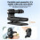 360 Rotatable Hat Clip Mount for  Osmo  Action Camera Vertical Horizontal POV Cap Clamp Collar Backpack Clip 4