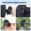 360 Rotatable Hat Clip Mount for  Osmo  Action Camera Vertical Horizontal POV Cap Clamp Collar Backpack Clip 5