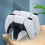 For PS5 / PS5 Slim / PS5 Pro Wireless Controllers Dual-Controller Charging Dock Contact-Based Charging with LED EU Plug 5