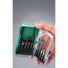 10pcs/Set Bit Set Impact Bit Set Hex Shank S2 Steel Set Magnetic Power Tool Bit Home Repair