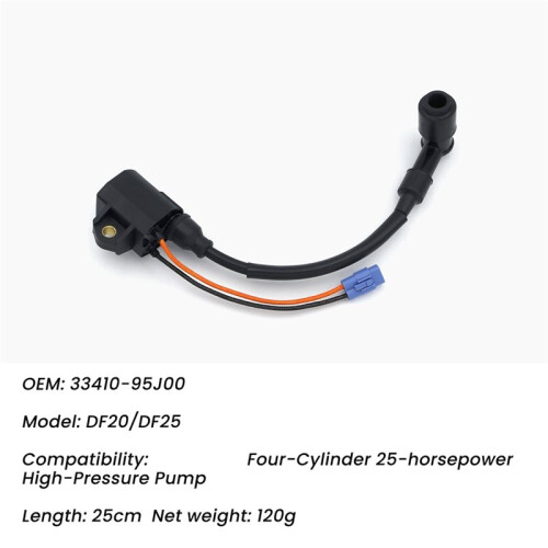 33410-95J00 Ignition Coil Assy for  Outboard 4 Stroke 20 25HP DF20 DF25