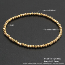 (Style M) Pop Stainless Culture Steel Adjustable Beaded Wristband Stylish Teens For Gift