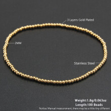 (Style N) Pop Stainless Culture Steel Adjustable Beaded Wristband Stylish Teens For Gift