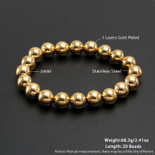 (Style H) Pop Stainless Culture Steel Adjustable Beaded Wristband Stylish Teens For Gift