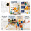 Solar System  Kit - DIY Planet Model Set with Foam Balls & Bamboo Sticks for School Projects, Crafts 2