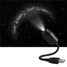 USB Samochodowy Wnętrze Dach USB Romantyczny LED Projektor Gwiazd Galaktyki Nocne Światło dla Romantycznej Atmosfery