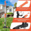 Weed Puller Tool - Stand  Weeder with Adjustable Long Handle Aluminum Ergonomic Design for Home Gardening 6