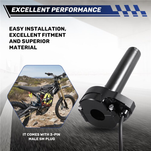 CNC Motorcycle Universal Electronic Throttle Handle, Suitable for Sur-Ron Light Bee S/X Electric Vehicles 2