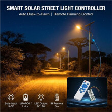 Kontroler Lampy Ulicznej Solarnej 12A 3.2V 3.7V z Pilotem do Poprawy Oświetlenia Zewnętrznego
