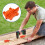 6 Peças de Espaçador de Deck ABS, Ferramenta de Espaçamento de 1/8 e 3/16 Polegadas Laranja para Decking de Madeira Composta Tratada Sob Pressão 4