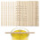 100 Pcs Wick Centering Tool,Candle Wick Holders for Candle Making,Wick Centering Tool, Candle Wick Holders with 7 Holes 2