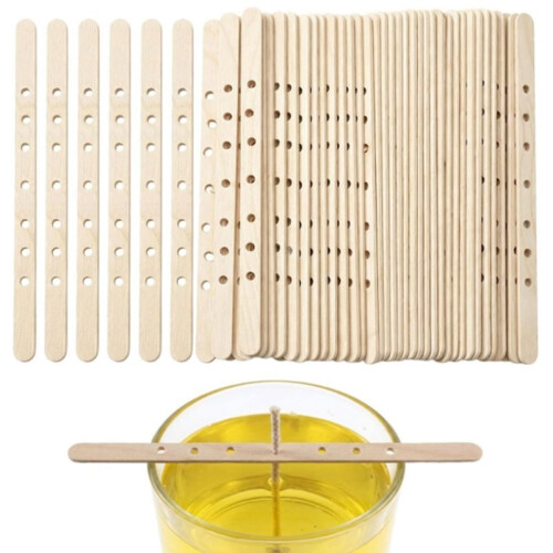 100 Pcs Wick Centering Tool,Candle Wick Holders for Candle Making,Wick Centering Tool, Candle Wick Holders with 7 Holes 1