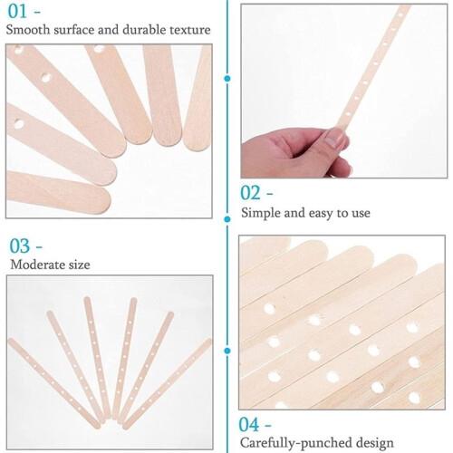 100 Pcs Wick Centering Tool,Candle Wick Holders for Candle Making,Wick Centering Tool, Candle Wick Holders with 7 Holes 2