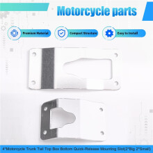 Rear Trunk Luggage Case Installation Part Universal Motorcycle Top Case Base Plate Fast Release Mount Slot Tail Side Box