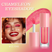 (ZL1048)Metallic Chameleon Liquid Eyeshadow Collection With Bright Rainbow Shades For Art Face