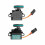 Kit Servo 180 Degrés Compatible avec les Briques SG90 Servo 180 Kit pour Support 7