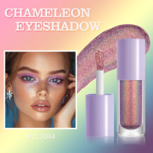 (ZL1044)Metallic Chameleon Liquid Eyeshadow Collection With Bright Rainbow Shades For Art Face