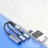 Type C to Dual Type C/USB Multi-Functional Adapter Cable Fast Charging Audio Transfer  Card Support for Electronics 6