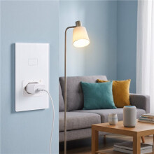 Tuya WiFi Lichtschalter mit Steckdose Brasilien Home Wandschalter Arbeiten Pane Schalter und Steckdose BR Stecker