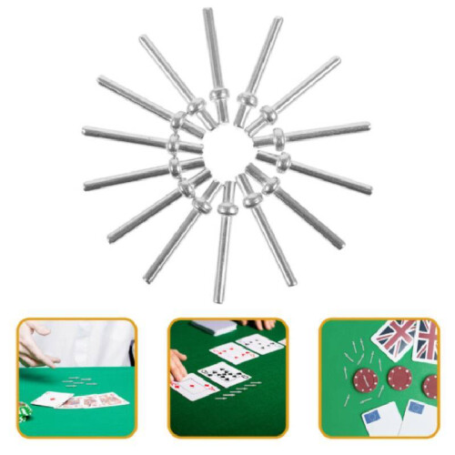 100 Stück Metall Cribbage Brett Heringe Spielzubehör oder Flaggenhalter für Spielfans 2