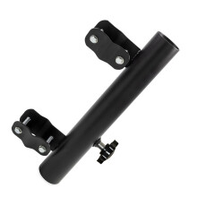 RV Ladder Flagpole Holder Carbon Steel Bracket Kit for Outdoor Flags Campers Motorhomes