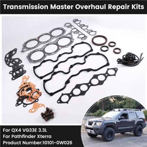 Kit Completo de Junta Do Motor 10101-0W026 Compatível com para  Pathfinder  para  QX4 VG33E 3.3L 1