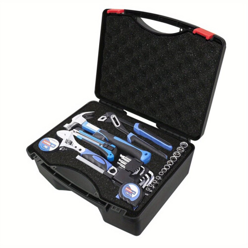 1PC Portable Multifunction Hardware Tool Box - Plastic Storage Case for Instruments,Outdoor & Indoor Use 2