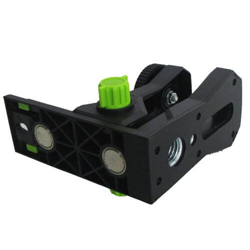L-Shaped Level Bracket,5/8" Threaded, Tripod Stand,360-Degree Rotating Level Mount with Magnetic Base Height Adjustment 1