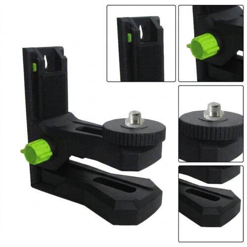 L-Shaped Level Bracket,5/8" Threaded, Tripod Stand,360-Degree Rotating Level Mount with Magnetic Base Height Adjustment 2