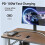 -Compatible/DP/TYPE C to -Compatible  4K 60Hz 3-Input 1-Output USB-C Display KVM Switcher 4