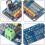 4pcs PCA9685 16 Channel 12 Bit PWM Servo Motor Driver Board I2C IIC Module IIC Interface 5