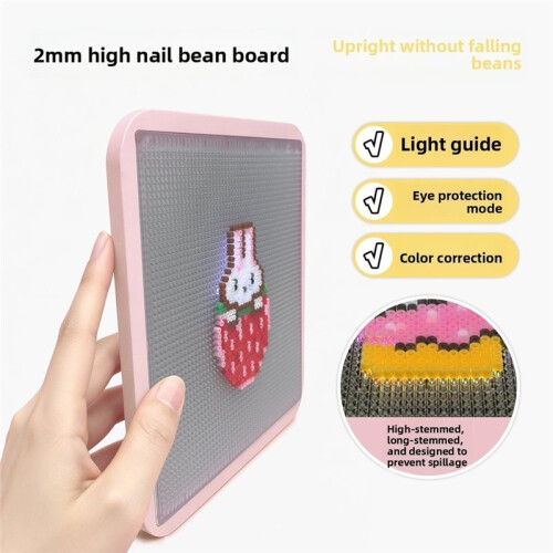 Electronic LED Fuse Beads Pegboard with APP Control DIY Melting Beads  Kit Art Project Gift 2