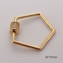 (Style D) Spring Pendant Zircon Necklace With Geometric Design Fashion Enthusiasts For