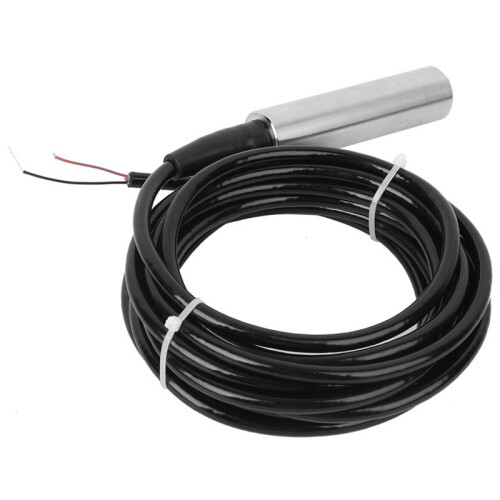 Level Sensor XK-136P Liquid Level Transmitter, 0-4m Range, 24VDC 4-20mA Output Water Level Detector 1