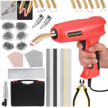 Machine de soudure plastique 200W, Kit de réparation pare-chocs voiture avec 1200 agrafes et baguettes