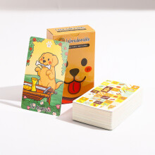 (Labrador)Pacote de cartas de tarô vintage com 78 cartas para jogos de festa e treinamento emocional