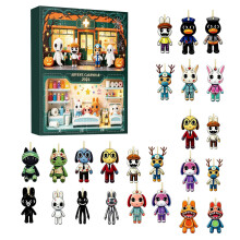 (StyleH)Animal Hospital Noël 24 pièces boîte aveugle acrylique collection pour célébrations vacances
