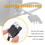Luz de Freio para Engate de Reboque com 15 LEDs 12v Capa de Receptor de Engate de 2 Polegadas & Lâmpada de Sinal de Carro Acessórios para Carro 5