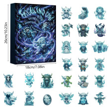 (StyleD)Ornements de Noël Acrylique à Suspendre avec Lot de 24 Composants pour Décoration Festive et Échange Cadeau